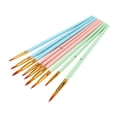 thumbnail image 2 of Paint Brushes Set,9 Pcs Pointed Paint Detail Paint Brushes Round Paint Brushes Maximized Efficiency, 2 of 14