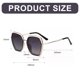 thumbnail image 2 of Gafas de sol anti-ultravioleta de alta definición, gafas de sol con personalidad de moda, material metálico., 2 of 5