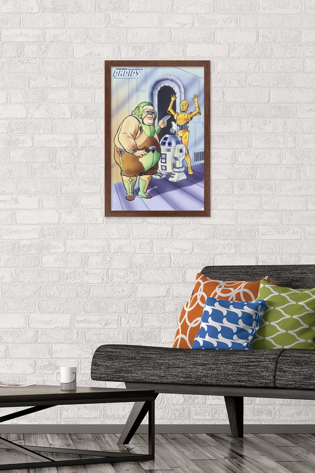 Star Wars: Droids - White Flag Wall Poster, 14.725" x 22.375", Framed