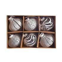 KOYPTL Christmas Ball Ornaments Set for Tree,Shatterproof Clear Bright Pearlescent Glittering Hanging Bulbs Pendants for Christmas Tree Porch Yard Decorations for Xmas Birthday Home Party Supplies