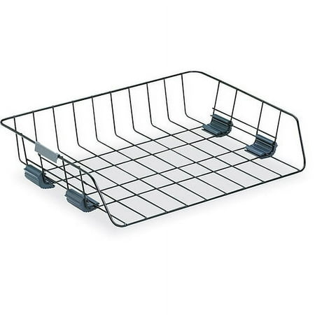 UPC: 0077511621123 | Fellowes Side-Load Wire Stacking Letter Office Desk Paper File Tray  Metal Wire  Black