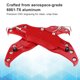 thumbnail image 5 of Cubiertas Universales de Pinza de Freno de Aleación de Aluminio Rojo para Ruedas de 16-17 Pulgadas, 5 of 7