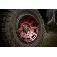 thumbnail image 5 of ICON Alloys Victory, Satin Black w/Red, 17 x 8.5 / 6 x 120, 0mm Offset, 4.75" BS, 5 of 5