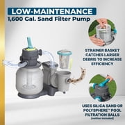 Bestway Hydrium Steel Wall Above Ground Pool - Sand Pump - 18 ft x 52 in
