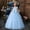 Blue, variant on Kids' $10 Under Girls Dress Princess Big Bow Pageant Long Dress Kids Lace Prom Ball Gowns Gauze Dress Save Big