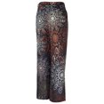 thumbnail image 6 of YUNAFFT Women High Waist Casual Wide Leg Long Pants Womens Elastic Waist Stretch Printing Thin Stretch Skinny Button Pants Trousers, 6 of 6