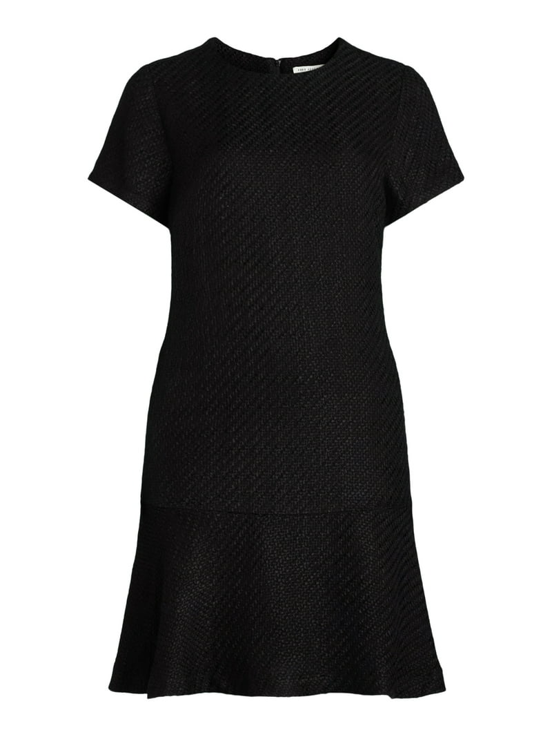 slim fit dress slacks Janel Tweed Mini Skater Dress main image 1