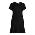 thumbnail image 5 of Free Assembly Women’s Tweed Dress with Short Sleeves, Sizes 0-20, 5 of 5