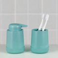 thumbnail image 2 of Your Zone Kids Plastic Teal Toothbrush Holder with Nonslip Bottom, 2 of 7