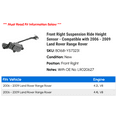 thumbnail image 2 of Front Right Suspension Ride Height Sensor - Compatible with 2006 - 2009 Land Rover Range Rover 2007 2008, 2 of 2