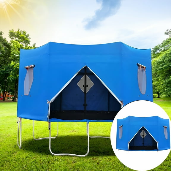 BESTSKY All-Weather Trampoline Tent with Waterproof Canopy & UV Shade - Lightweight for Camping, Kids & Adults Play 3.06M