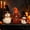 Dogs, variant on 6 Piece Vintage Witch Cat & Dog Figurine Set,Fabric Wrapped Fall Halloween Decor,6 Pack Non-Spoooky Cloth Statues for Mantel,Shelf,Coffee Bar