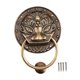 thumbnail image 2 of Aldaba de puerta decorativa con forma de cabeza de león, resistente, estilo retro 5 pulgadas, 2 of 9