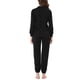 thumbnail image 3 of INSPIRAR CHIC Conjuntos de Pijamas para Mujeres con Sudadera y Pantalones de Noche con Bolsillos, Conjuntos de Lounge L Negro, 3 of 4