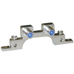Grounding Block - F-pin Coaxial Grounding Block, 2.5 GHz, Dual F-pin Female