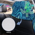 thumbnail image 6 of Xixirimido Abstract Sea Turtles Car Towel Seat Covers Multifunctional Towel for Gym Outdoor Sport, Picnic, Beach, Pet Travel, Non-Slip Washable Car Seat Protector, 2Pack, 6 of 8