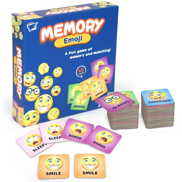 Point Games Memory Game for Kids, Matching Card Games, Flash Cards - Educational Toys - Preschool Learning - Birthday Gift for Boys & Girls Ages 3+