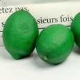 thumbnail image 6 of Gustave 12pcs Fake Lemon Artificial Fruits 3.7" x 2.5" Big Size Simulation Lemon Plastic Faux Lemon for Home Kitchen Table Cabinet Party Decor Photography Prop (Green&Yellow Mixed), 6 of 7