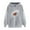 Gray, variant on Women Game Day Heart Rugby Football Graphics Hoodies Trendy 2025 Fall Long Sleeve Drawstring Sweatshirt with Pockets