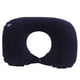 thumbnail image 1 of Almohada en forma de U, cojín inflable suave para reposacabezas, protección cervical para coche, oficina, avión (azul marino), 1 of 12