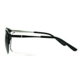 thumbnail image 3 of Mens Retro Half Horn Rim Hipster Elegant Designer Nerdy Sunglasses Black Green, 3 of 4