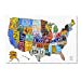 thumbnail image 3 of License Plate Map USA 2 by Design Turnpike, 16x24-Inch Canvas Wall Art, 3 of 9