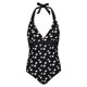 thumbnail image 1 of Regatta - Bañador Entero de Una Pieza Flavia Lunares para Mujer (Negro, Blanco), 1 of 6