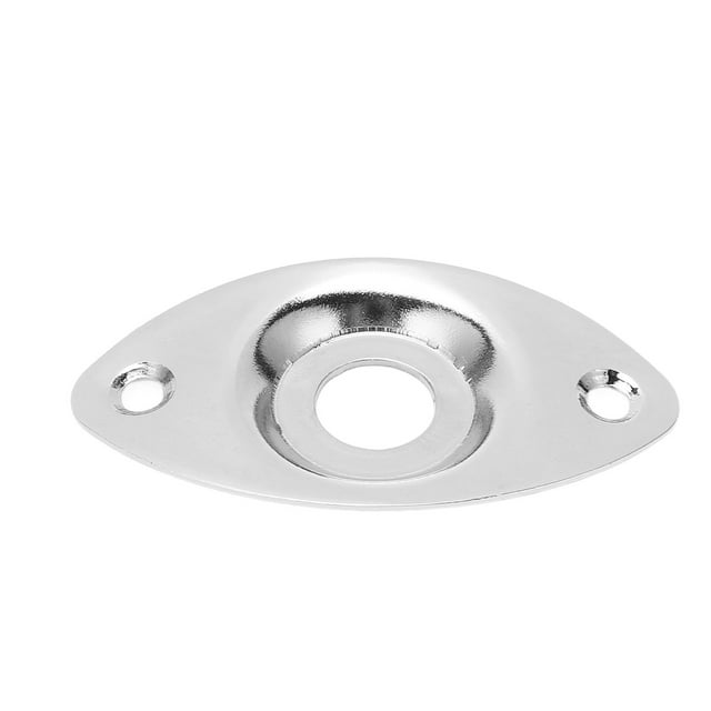 Ccdes Guitar Output Socket Jack,Metal Guitar Socket,Electric Guitar Socket Metal Bass Output Jack Socket Plate Musical Instrument Accessories
