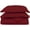 Burgundy, variant on 400 Thread Count 3 Pcs Duvet Cover Set Sateen Solid Egyptian Cotton Twin XL Size Beige Solid Elegant Look With Matching Pillow Shams