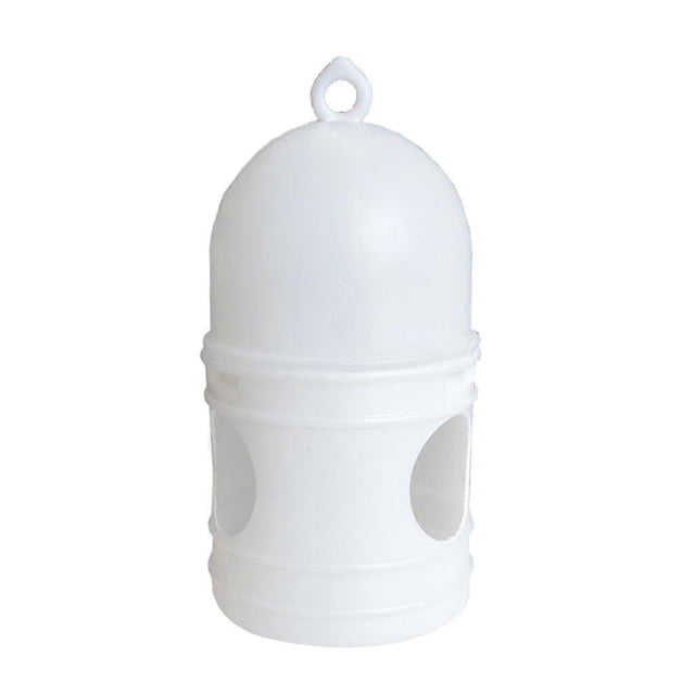 Automatic Bird Waterer Portable for Pigeon Water Feeder with Handle Durable Plastic for Dove Drinker 1L Pet Supplies