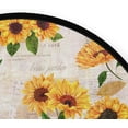 thumbnail image 3 of Vintage Sunflower Round Area Rug Floral Sunflower Non Slip Absorbent Comfort Round Rug Floor Carpet for Entryway Living Room Bedroom Sofa Home Decor, 36 inch, 3 of 7