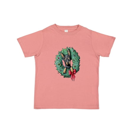 

Inktastic KiniArt Min Pin Christmas Gift Toddler Boy or Toddler Girl T-Shirt