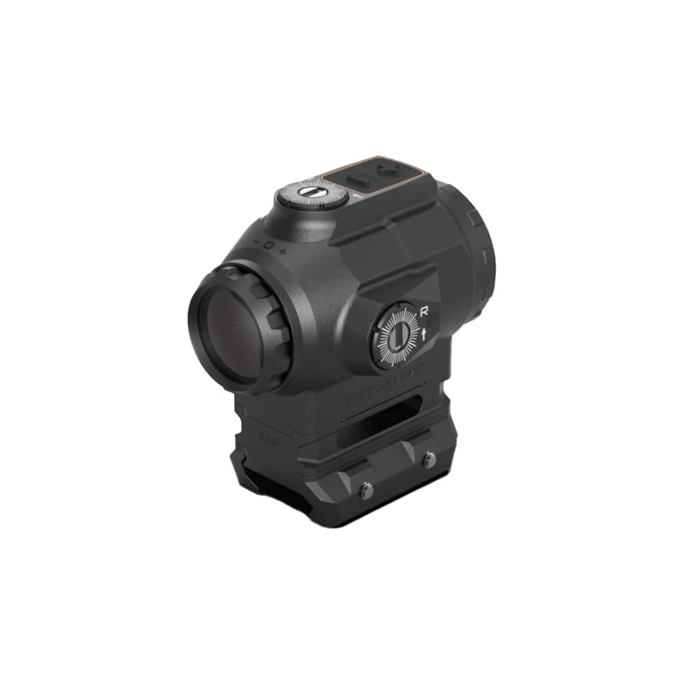 Sightmark Strikon FMP 1x18 Prismatic Sight, RTR-1 Etched Reticle, Red/Green Illumination, Aimpoint Micro Footprint, Matte Black (SM23002)