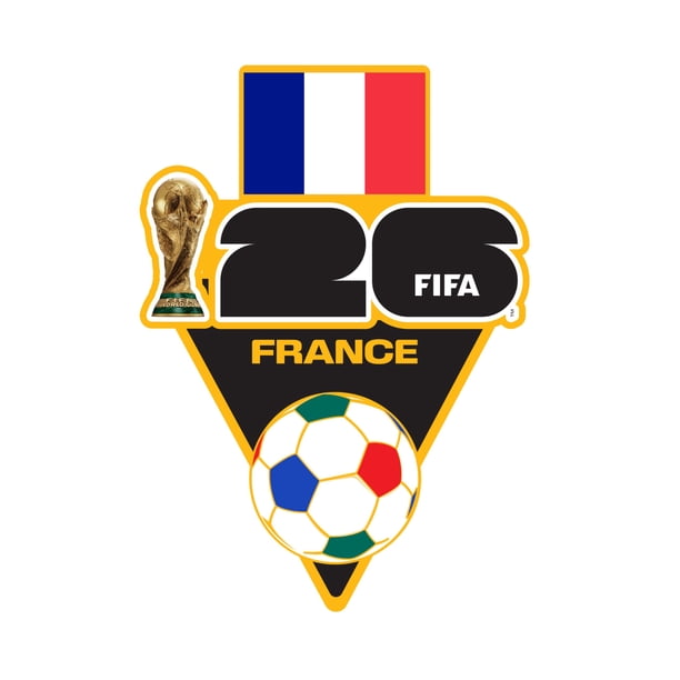 Pin de solapa HONAV Copa Mundial de la FIFA 2026 Francia Fútbol