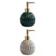 thumbnail image 2 of Dispensador de jabón de cerámica de 2 piezas para baño, dispensador de jabón en relieve de 13,5 oz, 2 of 8
