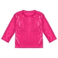 thumbnail image 5 of Kiijoy Toddler Boys Long Sleeved T Shirt Sequin Glitter Party Dance T-Shirt Casual Versatile Tshirt, 5 of 5