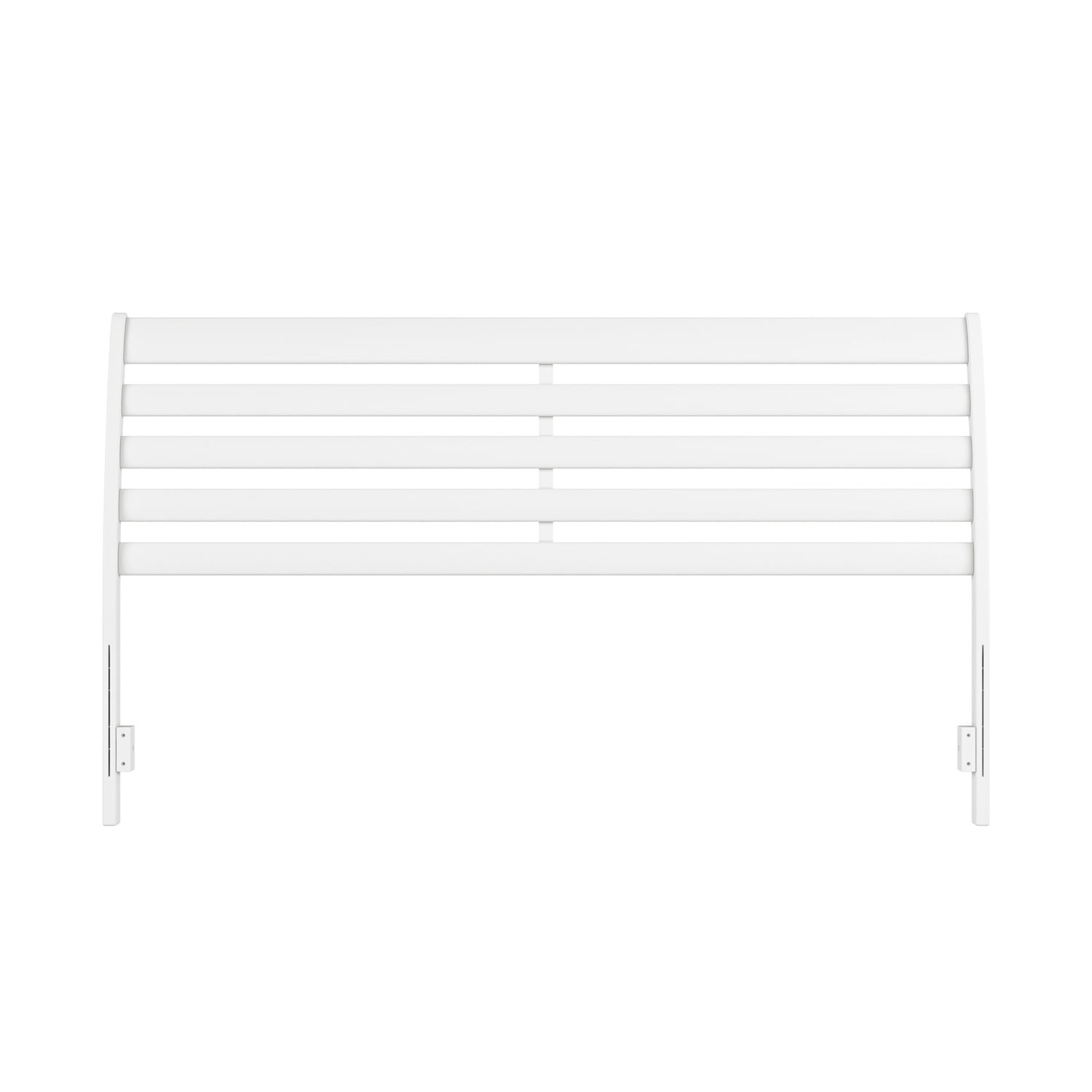 AFI Savannah King Solid Wood Headboard with Attachable Charger, White