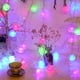 thumbnail image 4 of Inteprter Guirnalda de luces de hadas de luces LED, guirnalda de bolas de algodón para exteriores, vacaciones de Año Nuevo, bodas, fiestas de Type3 NO3, 4 of 6