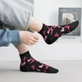 thumbnail image 2 of Naloa Breast Cancer Ankle Socks for Women Non Slip Socks No Show Socks Classic Low Cut Casual Socks Casual Socks, 2 of 7