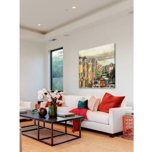 "Down to the Bay" Painting Print on Wrapped Canvas