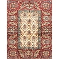 thumbnail image 1 of Ahgly Company Indoor Rectangle Abstract Fire Brick Red Oriental Area Rugs, 6' x 9', 1 of 6