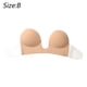 thumbnail image 2 of Sujetador push up sin tirantes adhesivo invisible sin espalda sujetador mágico reutilizable con escote pronunciado para mujeres, 2 of 6