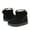 Black-09, variant on Girls Fuzzy Warm Thick Snow Boots Faux Fur Lining Booties Winter Cute Shaggy Plush Ankle Boots