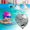 thumbnail image 2 of Unique Bargains 1 Pc Waterproof Cartoon Pattern Swim Cap Gray, 2 of 6