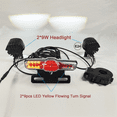 thumbnail image 2 of Electric Bike 12V-72V Dual Headlights Front Rear Turn Signal Light Ebike Conversion Kits DIY Custom Version, 2 of 7