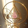 thumbnail image 5 of Prisma de cristal - Ventana chapada en oro hecha a mano colgante Suncatcher Lámpara de araña Crystal Tracery, 5 of 5