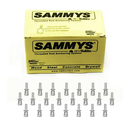 

Sammys X-press Rod Anchor Sidewinder Screw with 3/8 in. Threaded Rod Fitting for Steel Purlin (Pkg.=25)