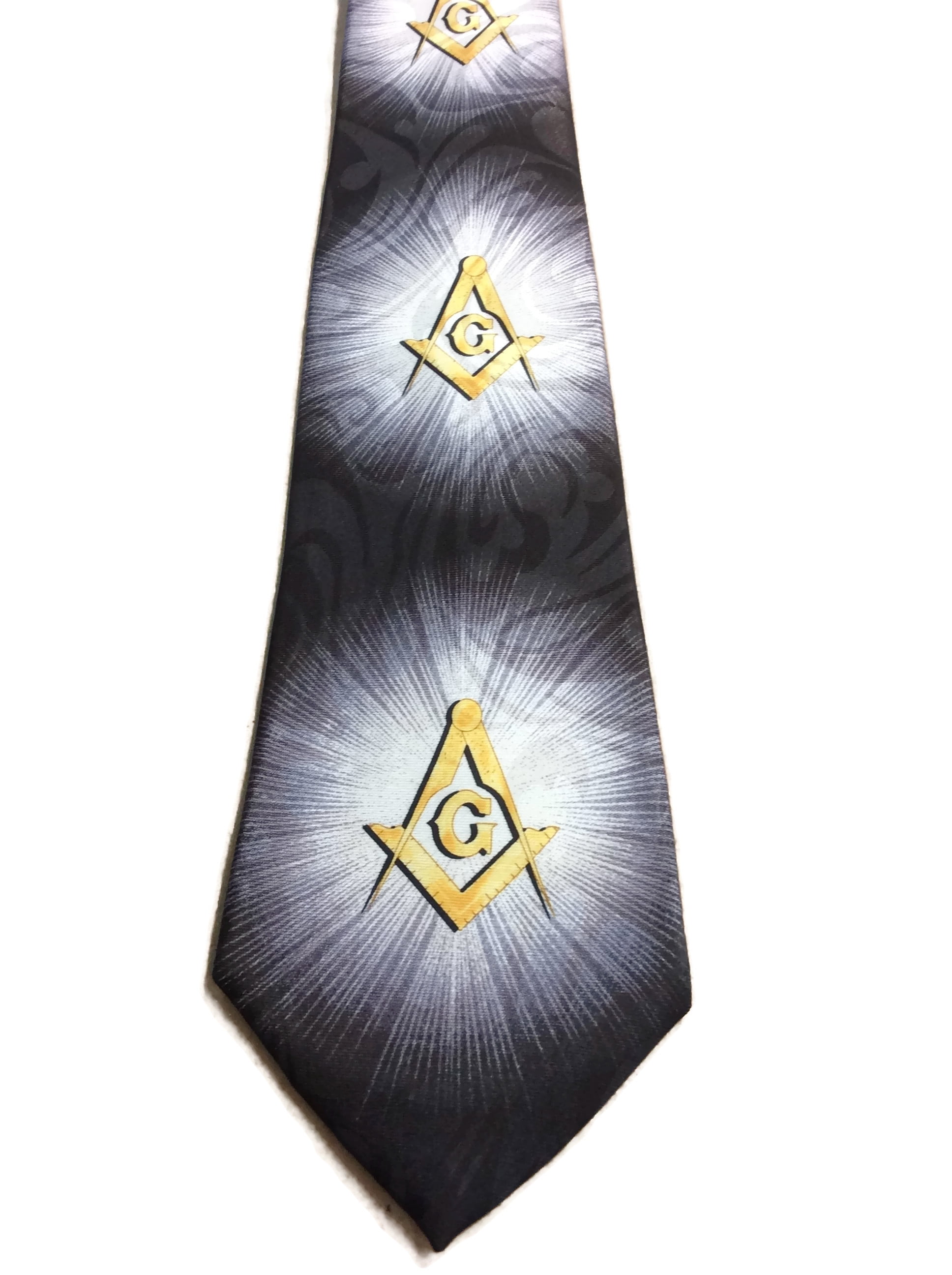 Mens Masonic Square And Compass Silk Tie Gift 