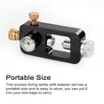 thumbnail image 4 of FlyFlise Outdoor Easy Install Scubas Diving Tanks Refill Adapter Set Oxygen Cylinder Adapter Practical Outdoor Diving Accessory with Pressure Meter Hose, 4 of 8