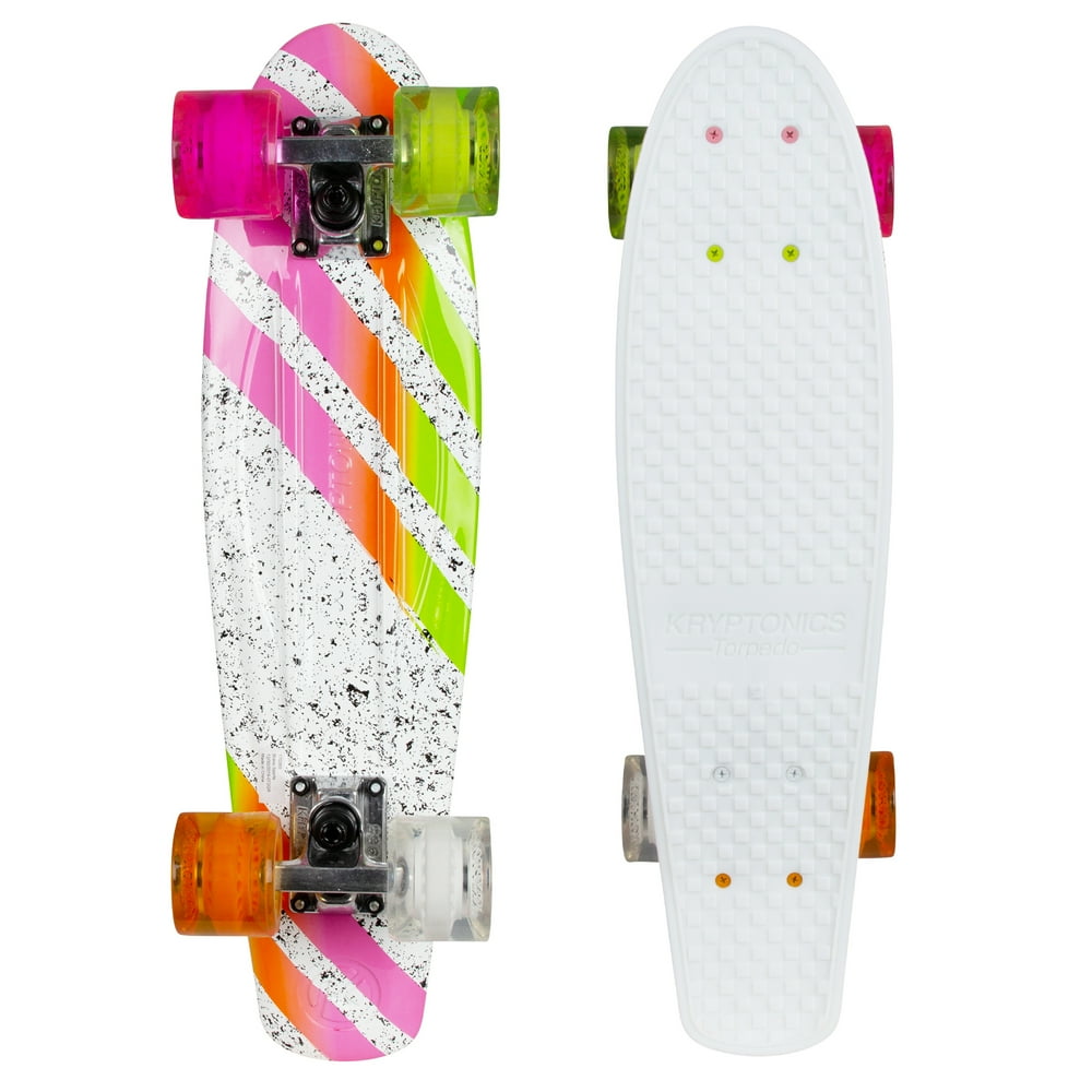 Kryptonics Original Torpedo Complete Skateboard (22.5" x 6") Walmart